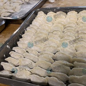 仿手工包餃子機(jī)大小均勻老客戶反饋！